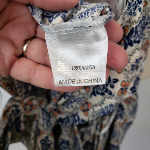 LF Seek the Label Floral Halter Romper size XS - Picture 8 of 10